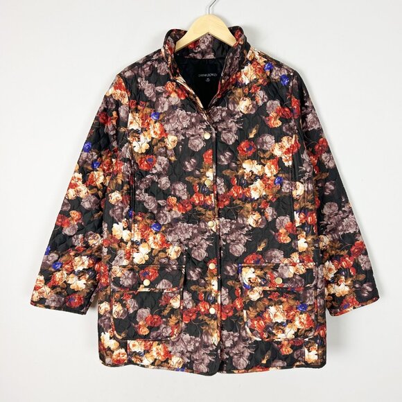 Cynthia Rowley Jackets & Blazers - Cynthia Rowley Quilted Jacket Floral Snap Front Boho Classic Size 1X Women's‎